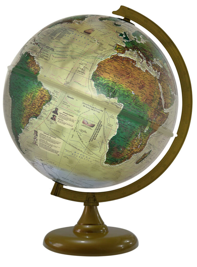 GLOBO TERRESTRE HISTÓRICO ILUMINADO – Libreria